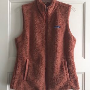 Patagonia fleece vest. W Large. Century Pink.